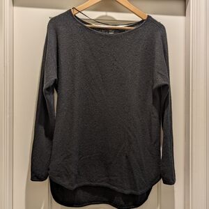 Charter Club Luxury Cashmere black Boat neck Tunic sz small